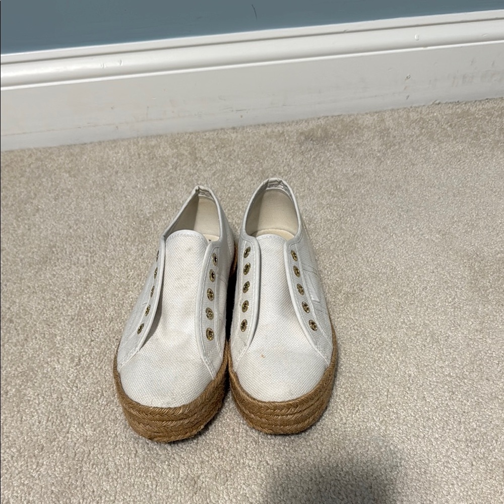 Superga White Canvas Espadrille sneakers